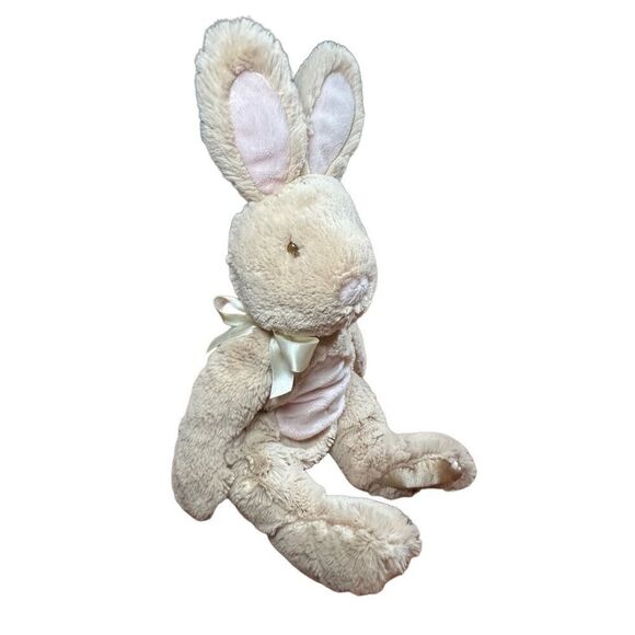 DOUGLAS BABY BUNNY PLUMPIE LIGHT BROWN CREAM BUNNY RABBIT PLUSH SOFT LOVEY - Picture 3 of 8